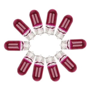 10pcs Purple T10 12V 5W Car Interior Dashboard Dash Panel Gauge Bulb Light B _pu - Picture 1 of 8