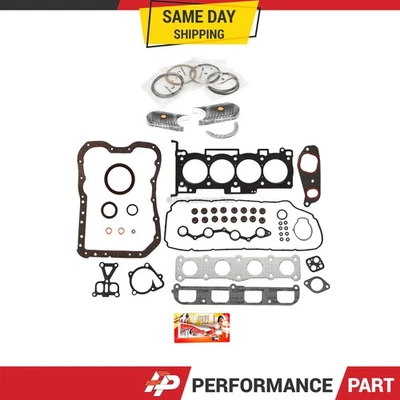 Full Gasket Set Bearings Rings Fit 06-09 Hyundai Sonata Kia Optima Rondo 2.4 - Image 1 of 4