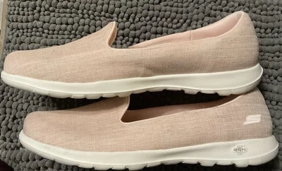 Sketchers Go Step Goga Mat Air Cooled flats Women’s Size 10 W Light Pink Tone - Image 1 of 4