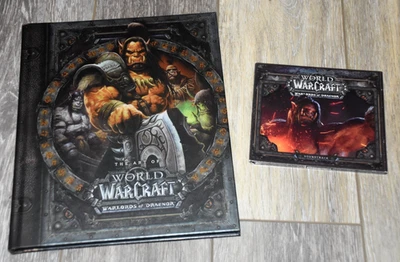 Blizzard World of Warcraft Warlords of Draenor Soundtrack CD and Art Of Book Lot - Image 1 of 4