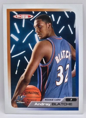 Tarjeta de novato Topps Total Andray Blatche 05-06 (Washington Wizards) #337 Foto 1 de 2