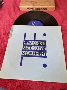 New Order Fact.50 1981 Movement 12" Vinyl LP First U.K. Factory Press VG+ - Picture 1 of 7