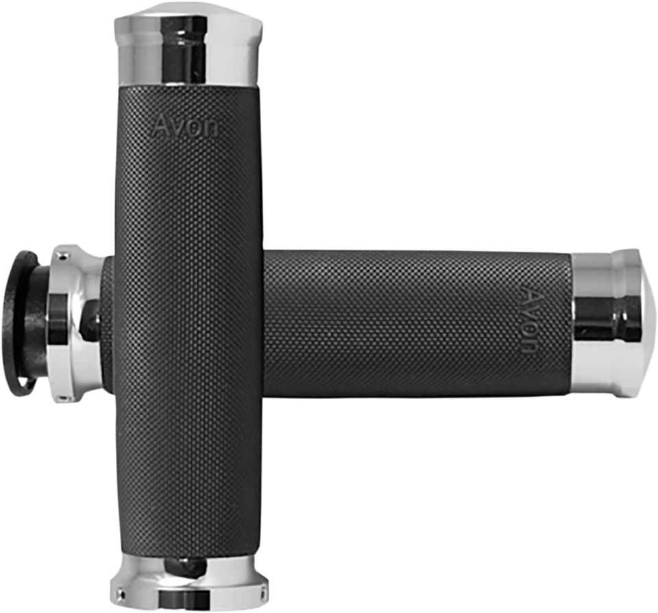 Empuñaduras de motocicleta Avon cromadas personalizadas contorno de 1" 18-19 Indian Chief Springfield Foto 1 de 1