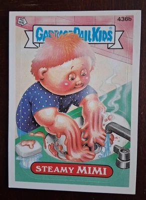 1987 Topps Garbage Pail Kids Series 11 #436b Steamy Mimi - Image 1 of 2