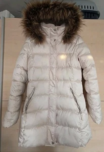 H&M Ivory Winter Coat Age 14+ Excellent Condition Used Only Twice - Picture 1 of 15