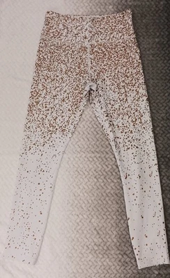 Zyia Stay Gold Light N Tight High Rise 7/8 Leggings Size 4 Women’s White NWOT - Image 1 of 4