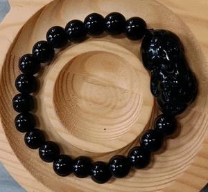 Glass Bead Bracelet Solid Color - Picture 1 of 1