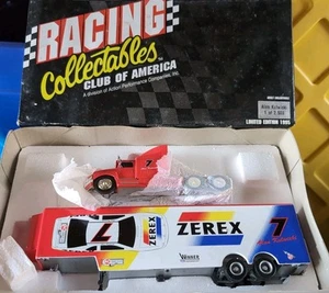 ALAN KULWICKI 1989 #7 Zerex Racing 1/64 RCCA Transporter Hauler & 1/64 HO SET - Picture 1 of 1