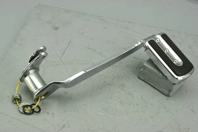 Harley Electra 2011 palanca de pedal de freno trasero deslizante + pastilla cromo lado hierro Foto 1 de 4