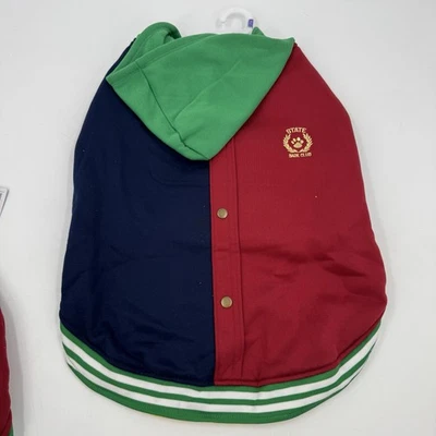 Sudadera con Capucha Top Paw Dog Grande Rojo Universitario Azul Marino Amarillo Bloque de Color Foto 1 de 4