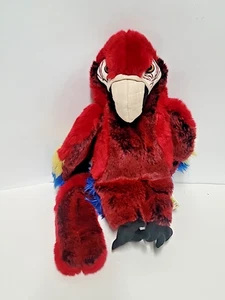 Folkmanis Scharlachroter Ara Puppe 24 Zoll Plüschvogel Ganzkörper  - Bild 1 von 9