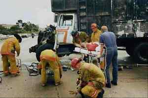 505096 Burn Victim Accident Involving Hot Roadway Tar Transport A4 Photo Print