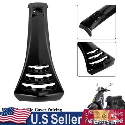 Corbata de carenado de cubierta de bocina de dirección para VESPA GTS300 GTV300 2019-2022 negra Foto 1 de 4