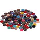 120pcs Resin Flat Back Round Resin Beads Round Resin  Beads  DIY Accessories