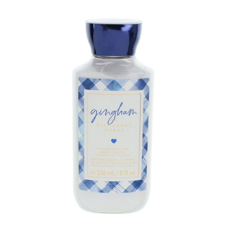 Bath & Body Works Body Lotion Gingham 24 Hour Moisture Body Cream 236ml - NEW - Image 1 of 1