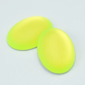 25x18mm Oval Lunasoft Cabochon - Neon Yellow - Quantity 1 - Luna Lucite Cabochon - Picture 1 of 1