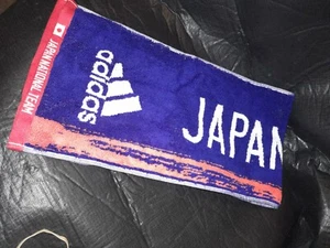JFA Japan National Soccer Team Towel Muffler Scarf Adidas Rare - Picture 1 of 5