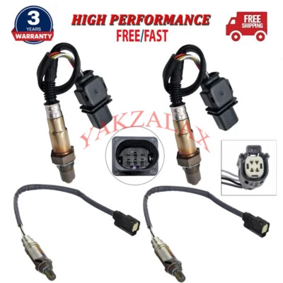 4 sensores de oxígeno arriba y abajo para Ford F-250 F-350 Super Duty 6,2 L 2012-2020 Foto 1 de 4