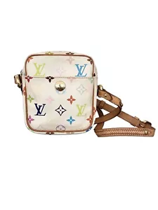 Louis Vuitton Rift Crossbody White Multicolor Takashi Murakami Limited Edition - Picture 1 of 14