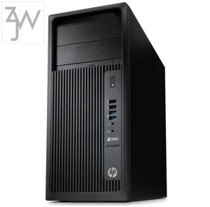 HP Z240 MT Desktop Computer PC i7 up to 64GB RAM 1TB SSD Windows 11/10 WiFi - Picture 1 of 7