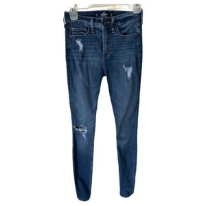 Hollister Jeans XS (25x30) High Rise Super Skinny Denim Jeans - Picture 1 of 4