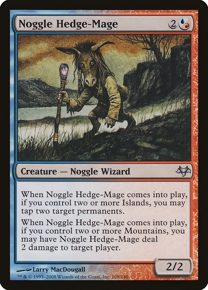 Noggle Hedge-Mage [Eventide] Magic MTG - Image 1 of 1