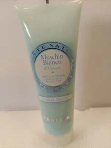 Crema de ducha Perlier blanca almizcle blanco 8,4 onzas fluidas - Imagen 1 de 3