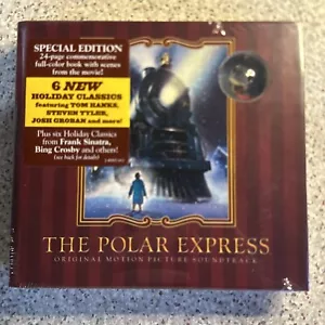 *NEW SEALED* The Polar Express Soundtrack Special Edition (CD Book Bell) 2004 - Imagen 1 de 3