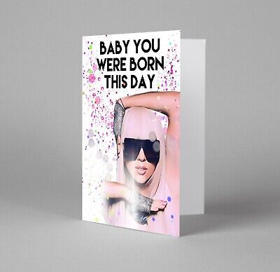 Lady Gaga Birthday Card Lady Gaga Card Lady Gaga Art Print Merch Chromatica Art • 7.26£