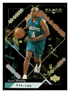 DAVID WESLEY 2000 UPPER DECK BLACK DIAMOND FINAL CUT /100 9 - Picture 1 of 2