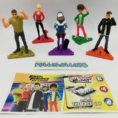 SERIE COMPLETA FAST & FURIOUS (VU457 - VU487) + 24 BPZ KINDER JOY ITALIA 2022