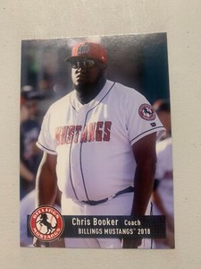 Chris Booker 2018 Billings Mustangs Team Card