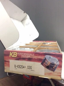 KB Performance Pistons KB254.030, NEW, set of 8, Ford Stroker 372 - Imagen 1 de 3