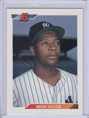 Brien Taylor 1992 Bowman Baseball Card 124 Grade Mint - Image 1 of 2