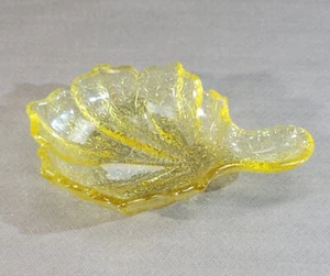 Antique EAPG Portland Glass "Tree Of Life" Amber Glass Sauce or Ice Cream Dish - Picture 1 of 11