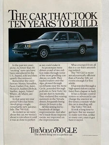 1983 Volvo 760 GLE Print Ad - Picture 1 of 2
