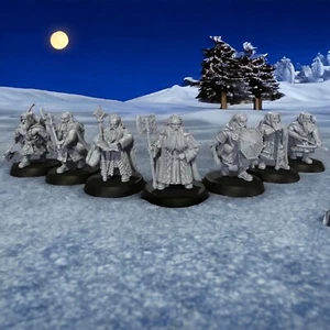 Dwarf Expeditionary Team MESBG, LoTR, 28mm, Wargames e Collezionisti - Foto 1 di 7