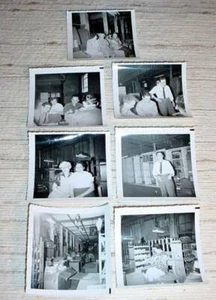 (7) FOTOGRAFIE DI FABBRICA DI SCARPE MAINE ca. Lewiston anni 50 - Foto 1 di 6
