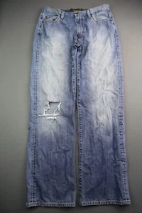 Mens 2012 Lucky Brand Jeans 181 Relaxed Straight Distressed Sz 32x32 (Msr 32x31) - Picture 1 of 12