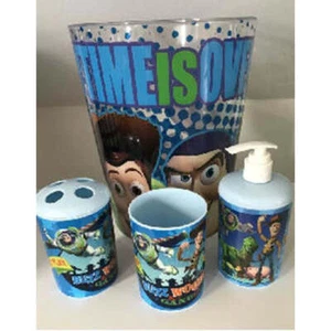 Toy Story Disney Pixar 4pc Bathroom accessories Coordinate Collection - Picture 1 of 5