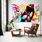 Wandbilder XXL Wohnzimmer Leinwand Bilder Erotik Abstrakt Max. 150x100x4cm 2380A