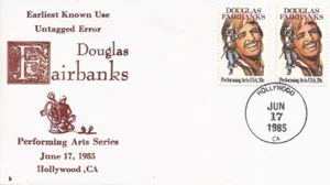 2088 & 2088a 20c Douglas Fairbanks - EKU - Untagged Error - Bild 1 von 1