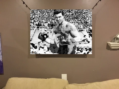 32x22  JACK DEMPSEY vinyl POSTER boxing Mike Tyson GGG Canelo Alvarez print art Cover