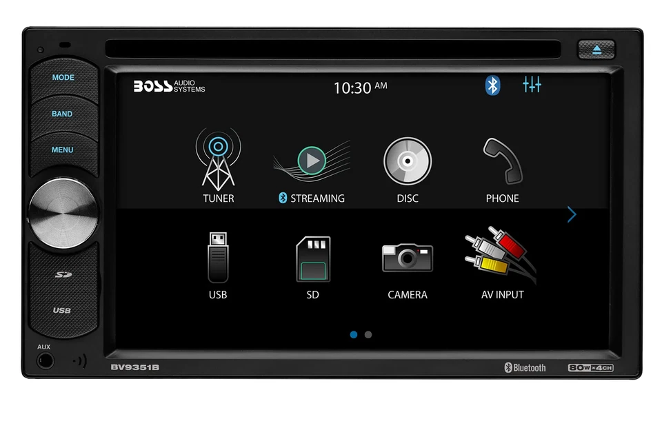 BOSS Audio Systems BVB9351RC 6.2” Touchscreen Car CD DVD Player, No Remote - Image 1 of 4