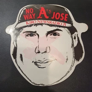 1991 Seattle Mariners "No Way Jose" Canseco mask Oakland A's rare promo KIRO 71 - Picture 1 of 2