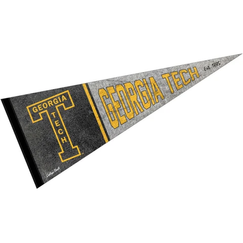 Georgia Tech Throwback Vintage Full Size Pennant Cover