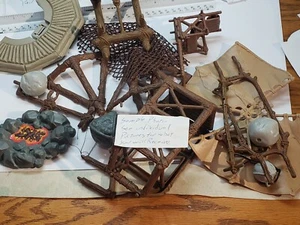 Ewok Dorf Spielset Teile Boulder Plattform Bratenstock Vintage Star Wars - Bild 1 von 77