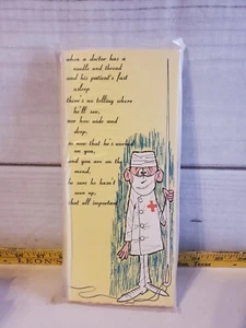 1960er Jahre Vintage Grußkarten Menge (12) versiegelt mit Umschlägen zeitgenössischer Humor USA - Bild 1 von 9
