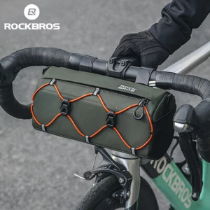 ROCKBROS Bike Front Bag Storage Handlebar Bag 2.2L Capacity Multi-Colored - Picture 1 of 18