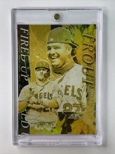 2021 Topps Fire Mike Trout #FIU-2 Fired Up Gold Minted Parallel Angels 🔥🔥 3/12